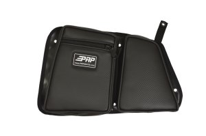 Polaris RZR XP4 Turbo S Storage Bag - Rear, Driver Side - PRP Seats - Rear Door Bag with Knee Pad - Black - `19-`21